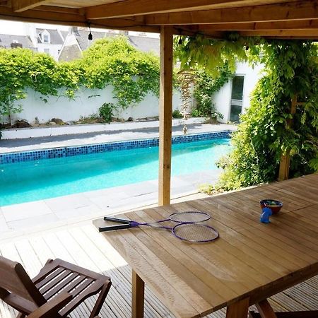Spacious Town House With Swimming Pool Plymouth Ngoại thất bức ảnh